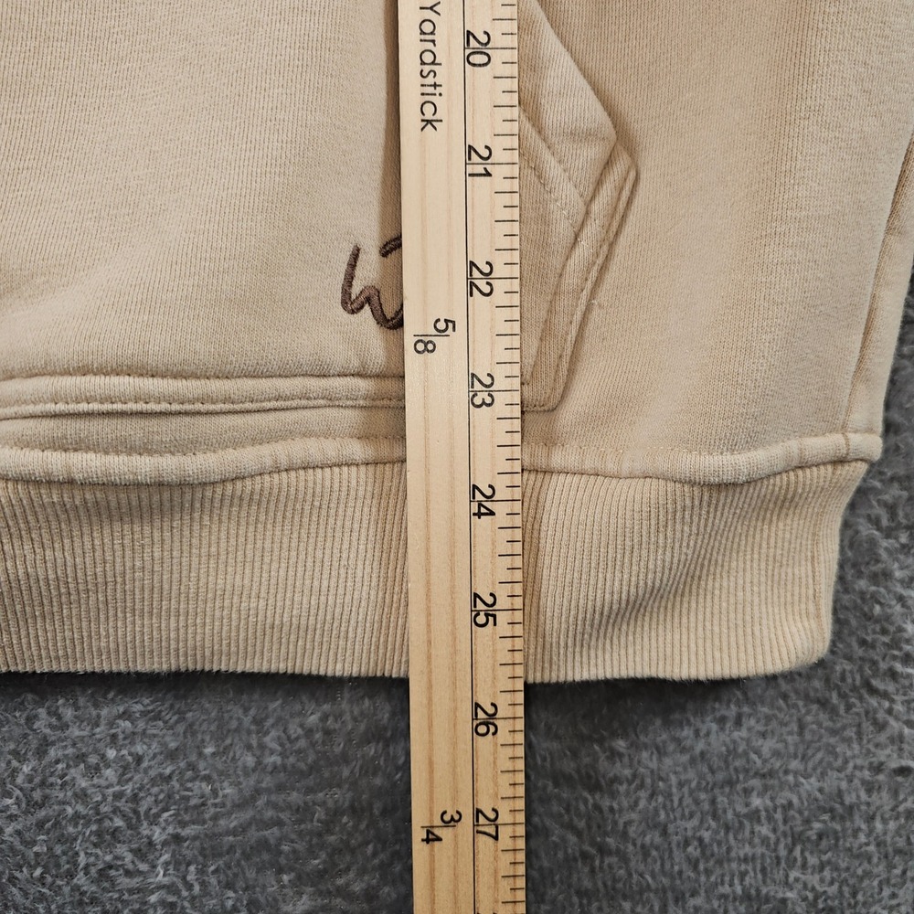 Wheres The Hoop Smiley Phases Graphic Hoodie Sand Small Streetwear Puff Print - Picture 5 of 8